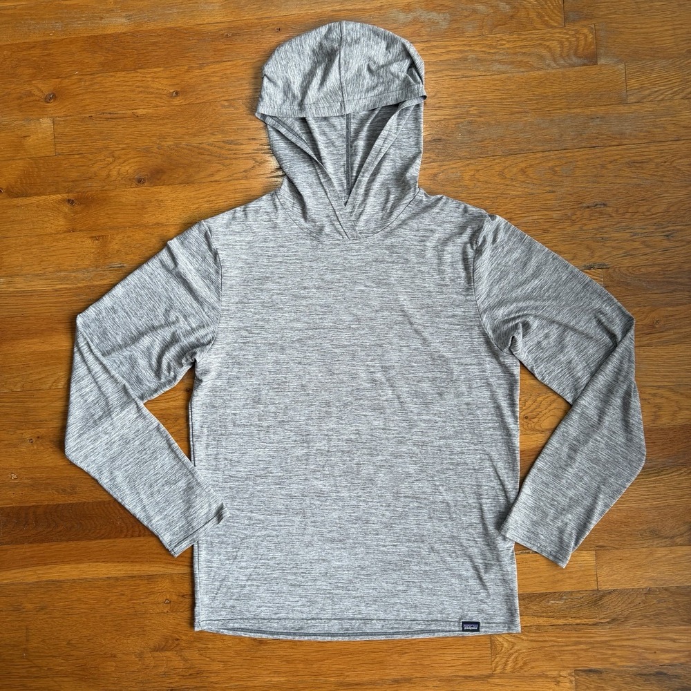 Patagonia Hoodie Mens Small Green Capilene Cool Daily UPF Lightweight Activewear